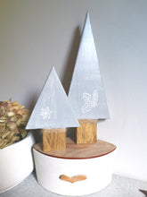 Load image into Gallery viewer, Pair of Wooden Christmas Trees
