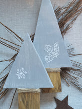 Load image into Gallery viewer, Pair of Wooden Christmas Trees
