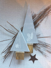 Load image into Gallery viewer, Pair of Wooden Christmas Trees
