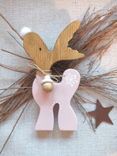 Load image into Gallery viewer, Reindeer Christmas Decoration, wooden Christmas gift, Christmas decor,Hygge home,
