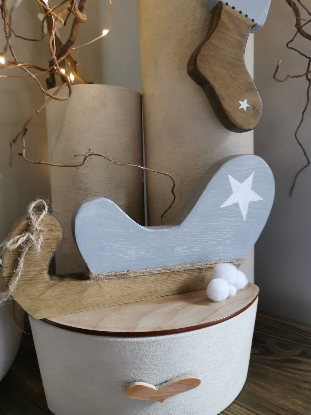 Wooden Christmas Sleigh