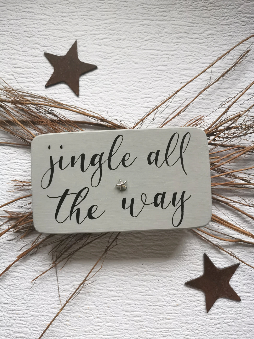 Wooden Christmas sign