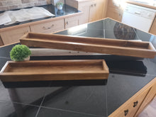 Load image into Gallery viewer, Low Wooden tray , table centerpiece
