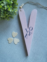 Load image into Gallery viewer, Wooden Heart - Love Lettering
