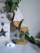 Load image into Gallery viewer, Pair of Wooden Teardrop shaped Trees
