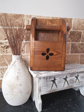 Load image into Gallery viewer, Wooden Toilet roll holder, Wall mounted or Freestanding,quirky loo roll, wooden rack, bathroom accessories
