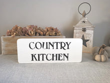 Load image into Gallery viewer, Handmade Country Kitchen wooden sign
