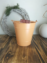 Load image into Gallery viewer, Metal bucket - Love (3 colours available)
