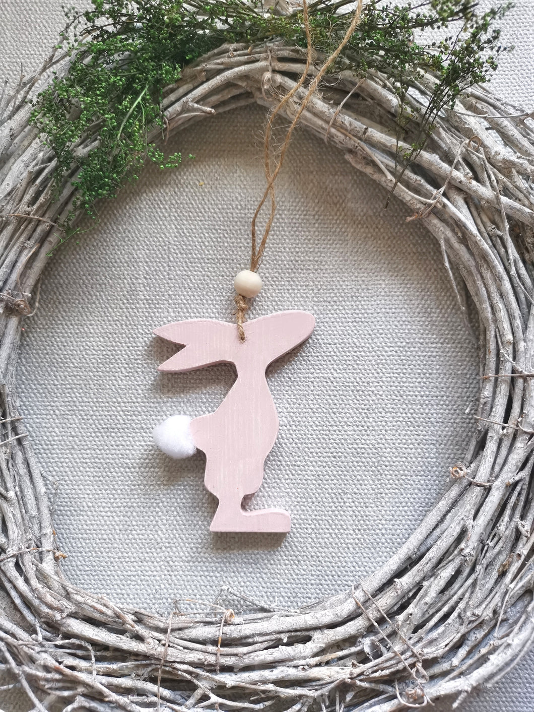 Hanging wooden Bunny