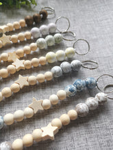Load image into Gallery viewer, Teachers Gift, burlap bag with beaded keychain
