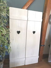 Load image into Gallery viewer, Wooden Shutter sytle Panels - PAIR 1100 mm x 310mm
