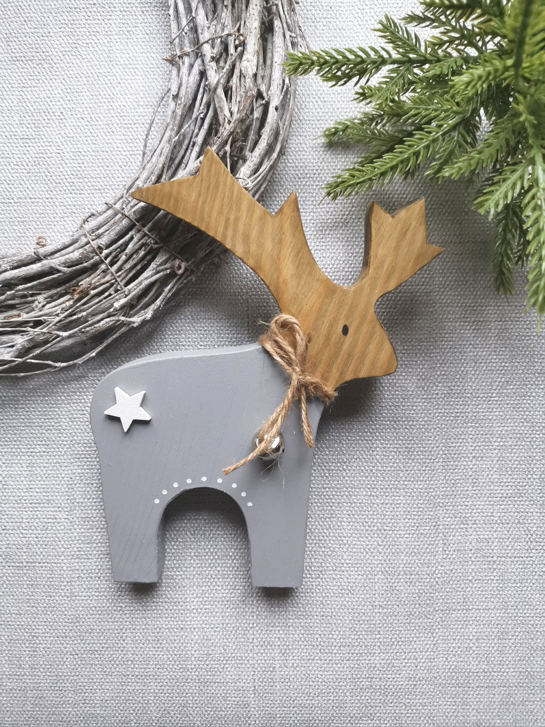 Handmade wooden Reindeer