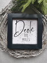 Load image into Gallery viewer, Canvas framed Sign - Deck the Halls
