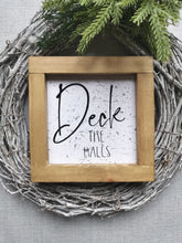 Load image into Gallery viewer, Canvas framed Sign - Deck the Halls
