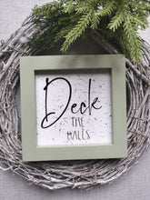 Load image into Gallery viewer, Canvas framed Sign - Deck the Halls
