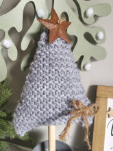 Load image into Gallery viewer, Grey Knitted Tree in Painted Terracotta pots
