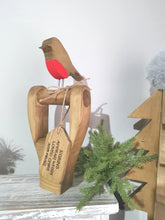 Load image into Gallery viewer, Robin on Handmade Wooden Handle
