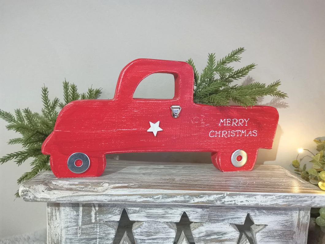 Wooden Christmas Delivery Truck