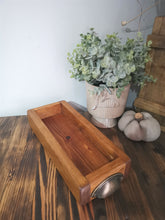 Load image into Gallery viewer, Low Wooden tray , table centerpiece

