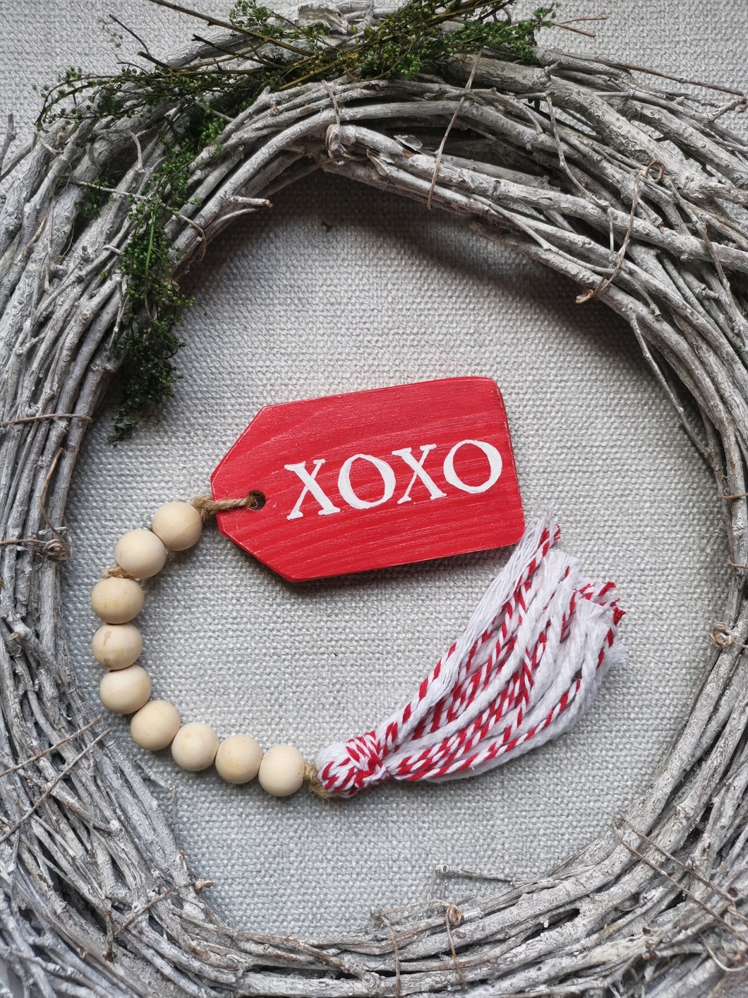 Wooden Bead tag