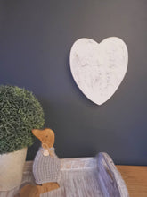 Load image into Gallery viewer, Chunky Wall Heart |,Wooden Wall hanging Heart
