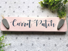Load image into Gallery viewer, Rustic wooden Carrot Patch sign, Spring decor Farmhouse Country kitchen, Easter decoration
