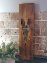 Load image into Gallery viewer, Wooden Heart Wall Panel - Dark Oak
