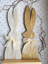Load image into Gallery viewer, Large Wooden Rabbit, spring decor, Home Interiors
